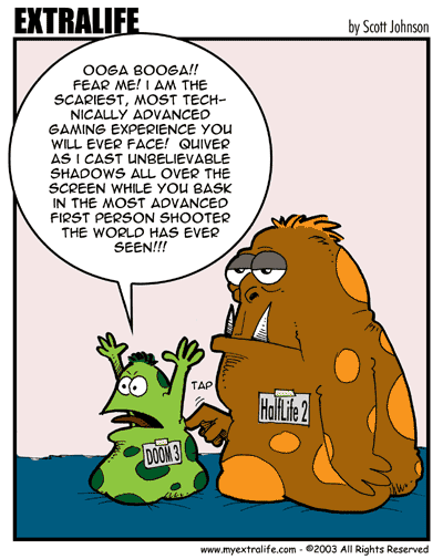 Doom3 / Halflife2 cartoon